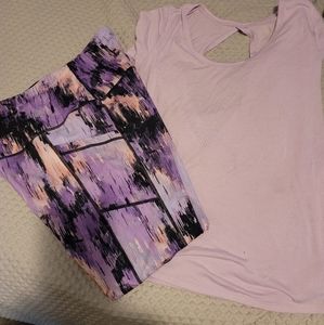 Reebok leggings(M) with Old Navy Active(M)